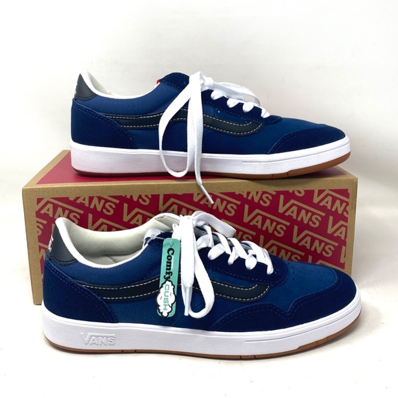 VANS Cruze Too CC Toned Navy Shoes Low Suede Casual Women's Sneakers VN0A5KR5LKV - Picture 3 of 11